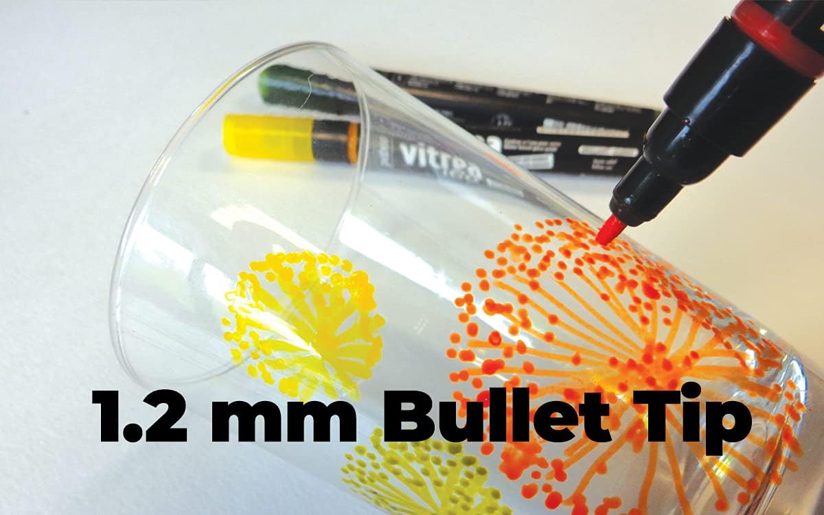 Pebeo Vitrea - Set of assorted glossy markers