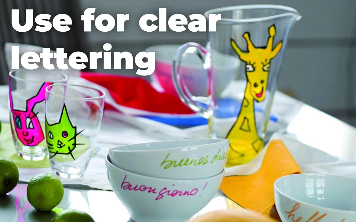 Pebeo Vitrea - Set of assorted glossy markers