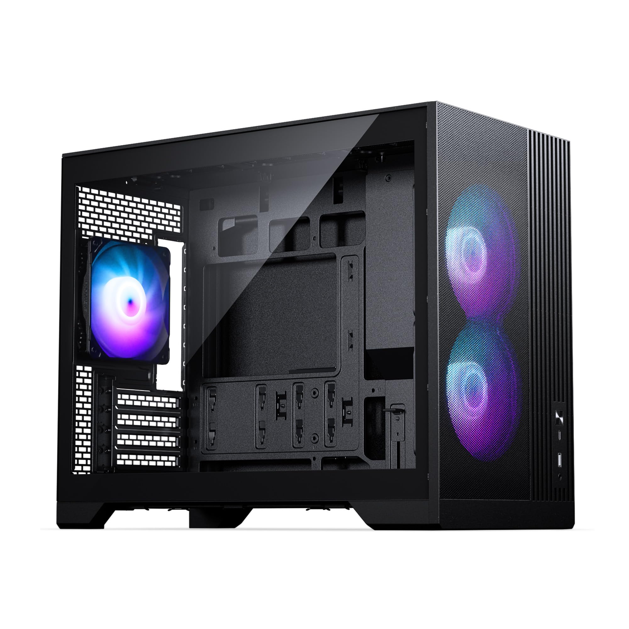 Phanteks XT M3, Compact Micro-ATX Gaming Case, High-Performance Mesh for Airflow, Tempered Glass Window, 3 x 120mm D-RGB Fans, Black