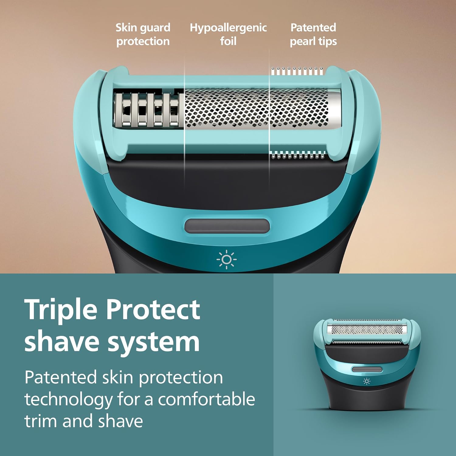 Philips Norelco Body Groomer 9000 Series, Intimate Trimmer for Bi-directional Use & Waterproof Wet Dry Body Shaver System with Foldable Back Attachment & UV Cube Cleaner, BG9485/50 Black BG9485/50 + 13 Accessories