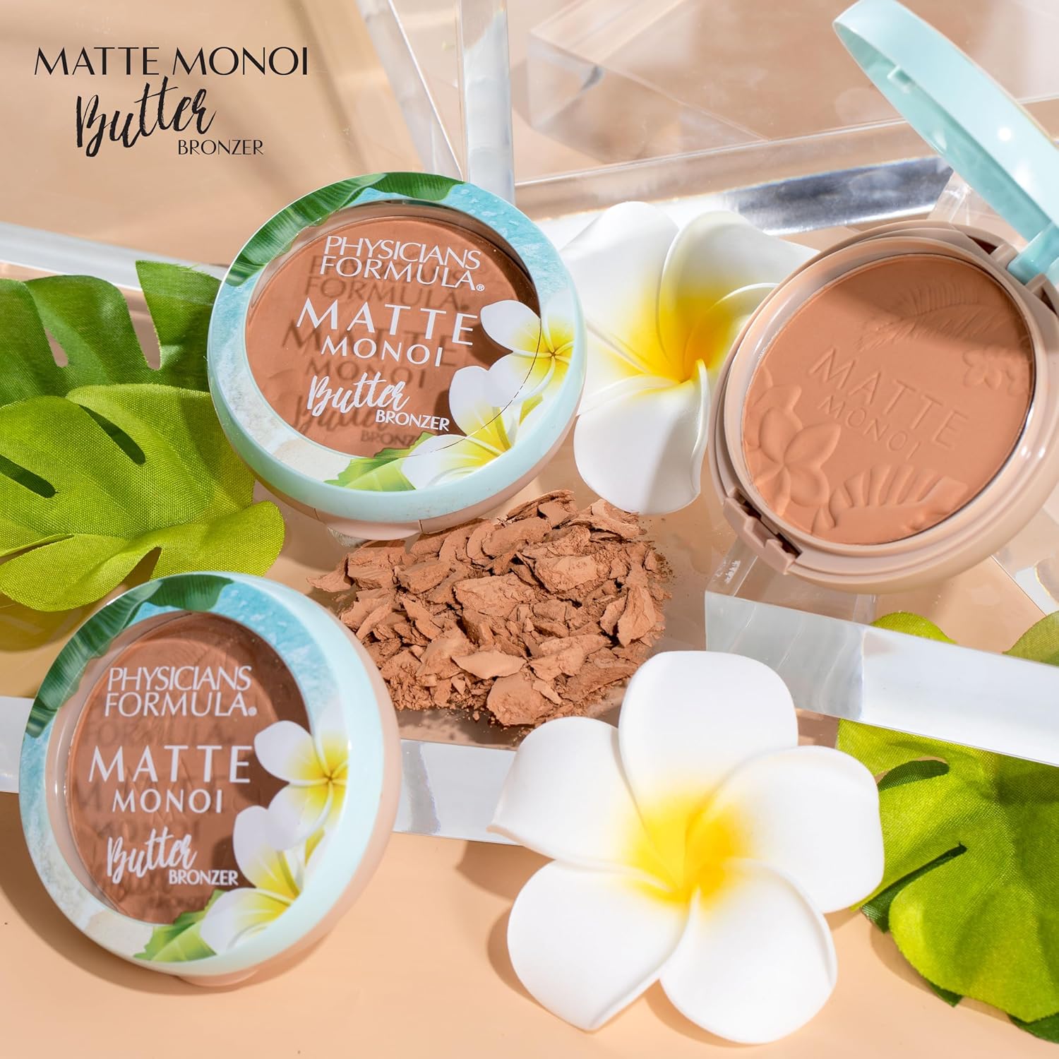 Physicians Formula, Matte Monoi Butter Bronzer, Waterproof Facial Bronzer, Long-Lasting Matte Finish, Nourishing Formula with Monoi Butter and Pro-Vitamins, Shade Bronzer