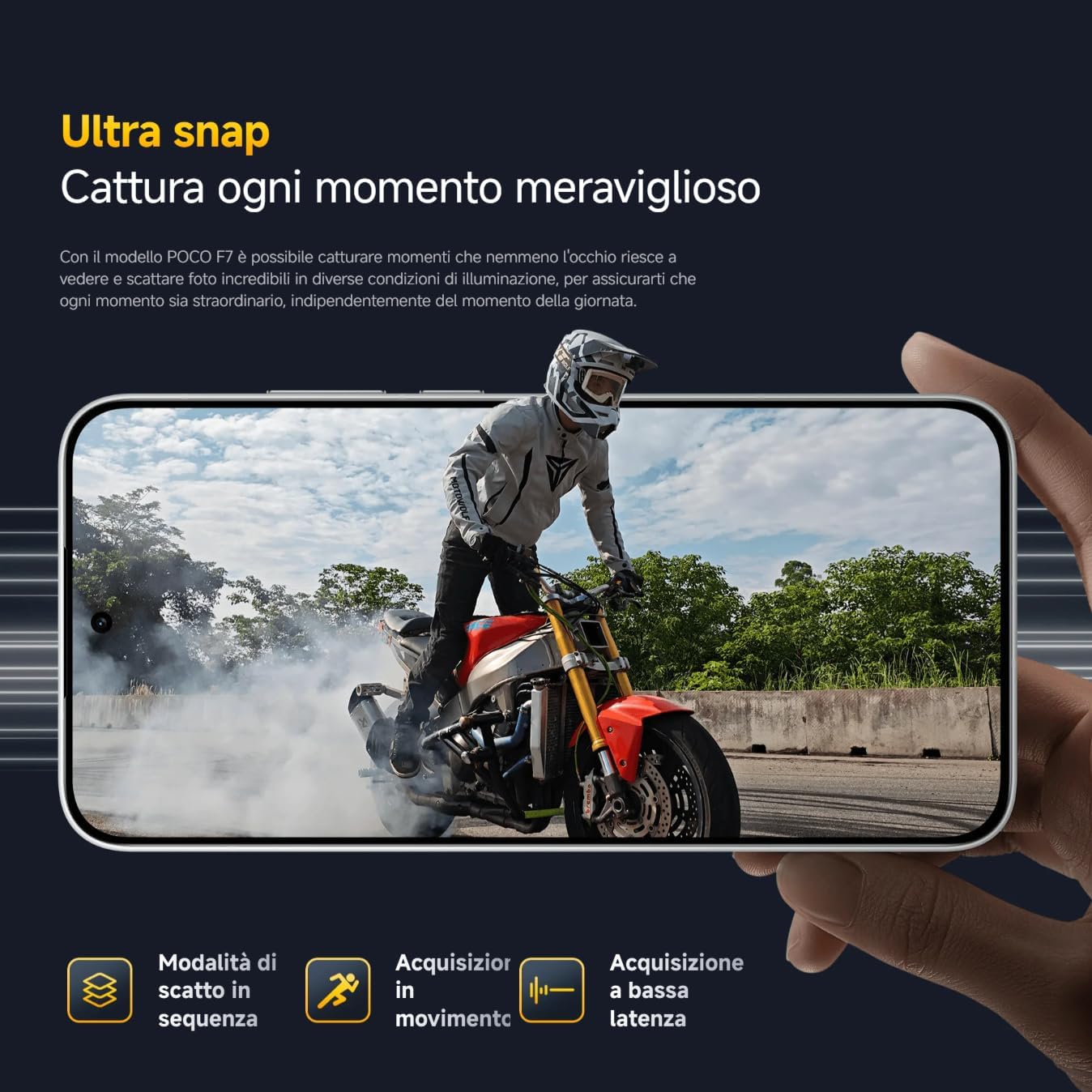 POCO F7 Smartphone, 12+512GB, White, Snapdragon® 8s Gen 4 Flagship, 6500mAh Battery, 50MP Sony Camera with OIS, 6.83" AMOLED Display 1.5K 120Hz (Power adapter not included) without charger White 12+512GB