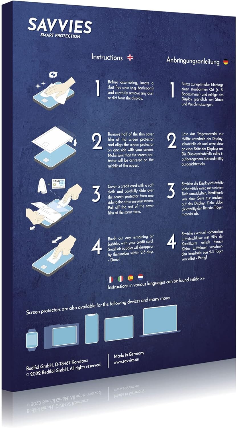 savvies 6 Pieces Screen Protector for Amazon Kindle 2024 Transparent Screen Protector