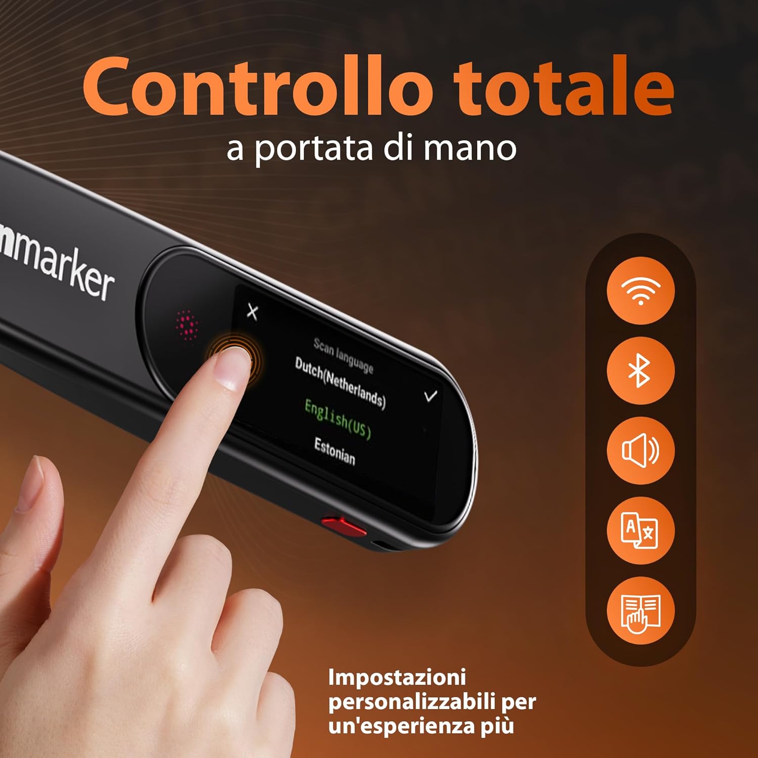 Scanmarker Pal - Translation and Reading Pen for Language Learners, Dyslexia and Learning Difficulties, Translator Pen for 100+ Languages