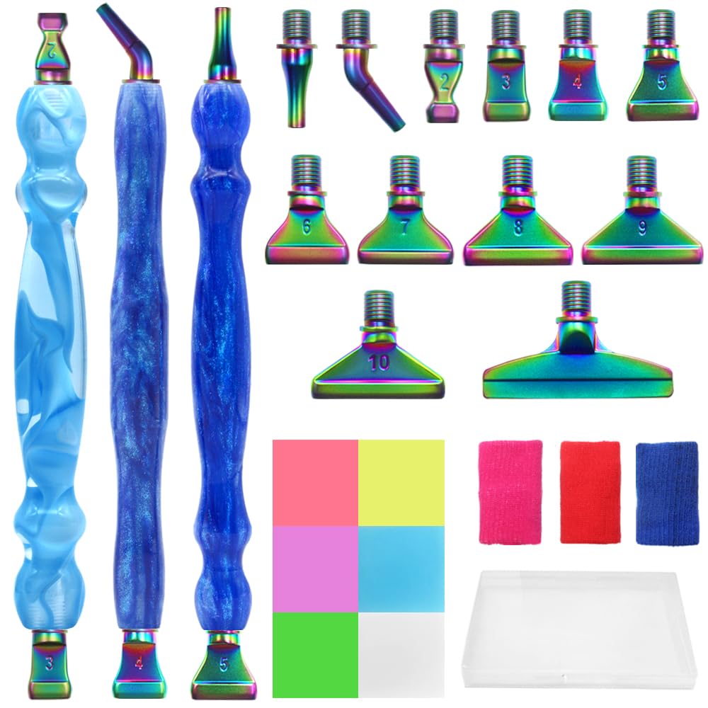 SENHAI Set of 25 5D Diamond Painting Pens Stainless Steel DIY Painting Nail Art Cross Stitch Decoration