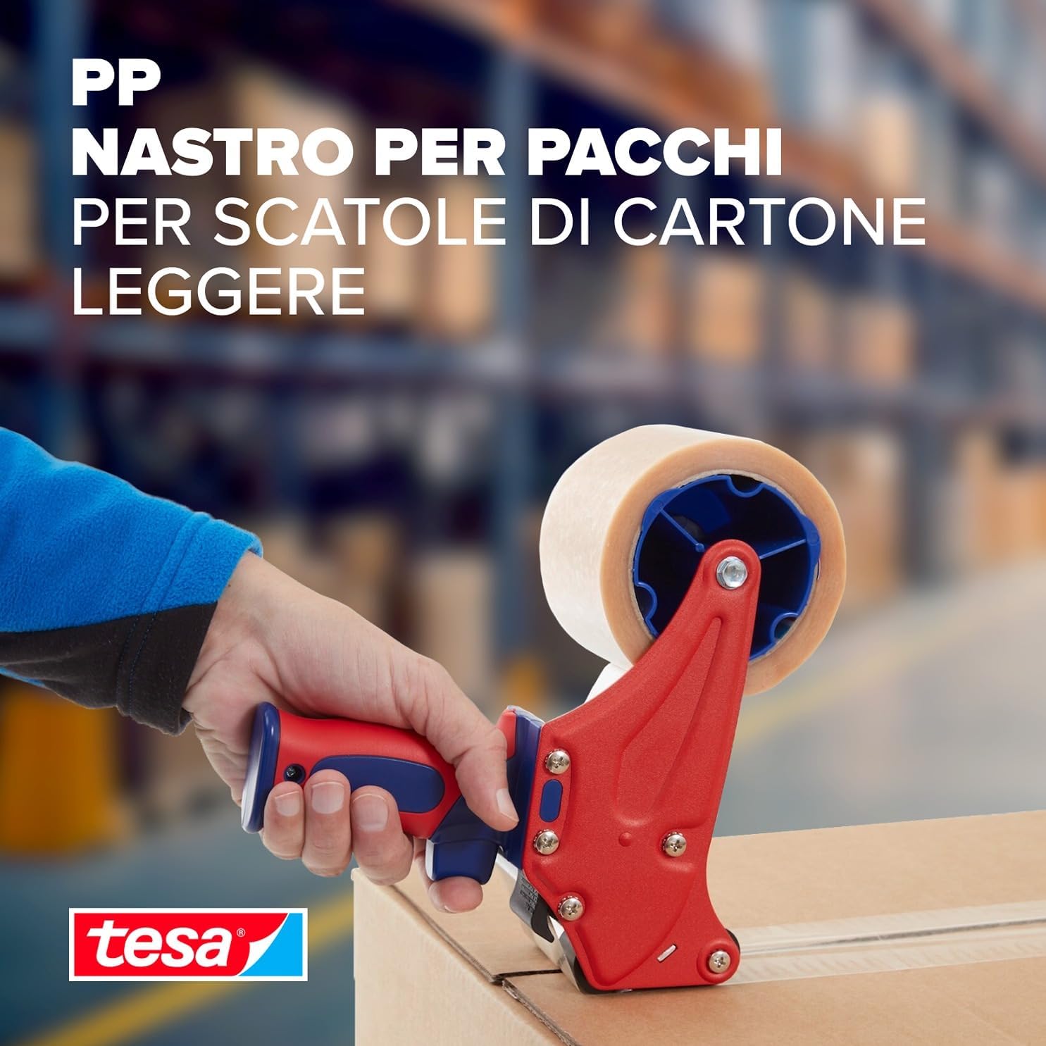 tesapack 64014 PP Transparent Adhesive Tape - Resistant to aging and tearing - Silent and strongly adhesive - Pack of 6 Rolls - 66 m x 50 mm Single