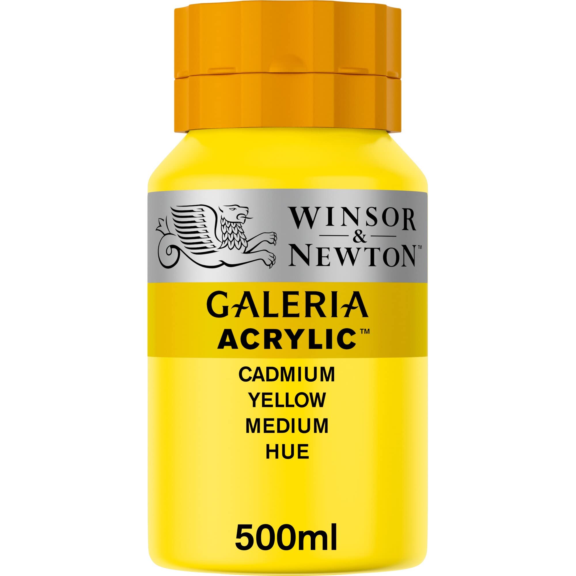 Winsor & Newton Galeria Acrylic Color 500ml - Cadmium Yellow Medium Imitation 500 ml (Pack of 1) yellow