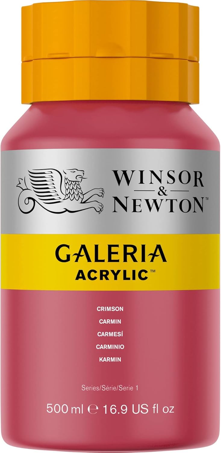 Winsor & Newton Galeria Acrylic Color 500ml - Crimson