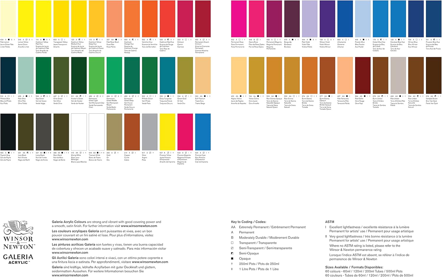 Winsor & Newton Galeria Acrylic Color 500ml - Dark Permanent Green 500 ml (Pack of 1) Dark Permanent Green
