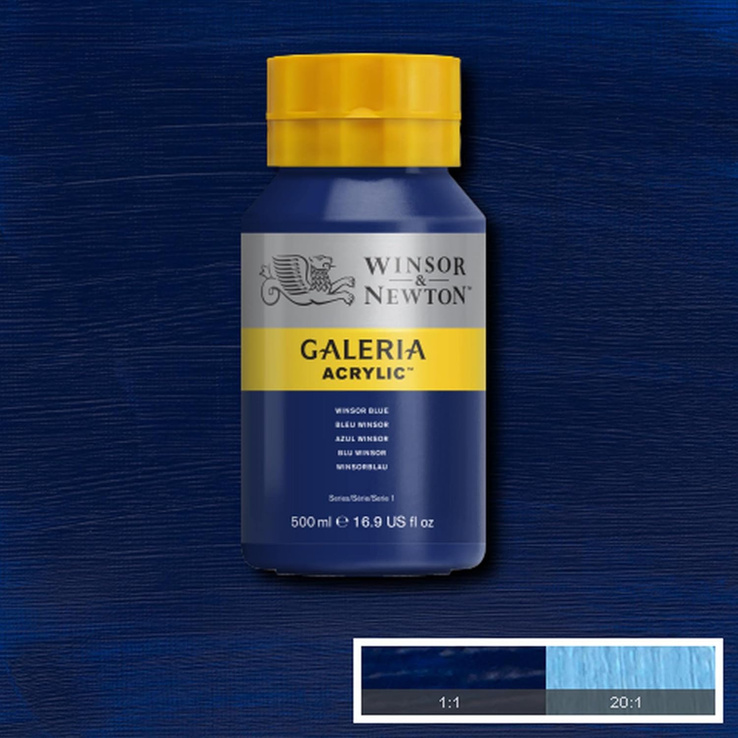 Winsor & Newton Galeria Acrylic Color 500ml - Winsor Blue 500 ml (Pack of 1) Winsor Blue
