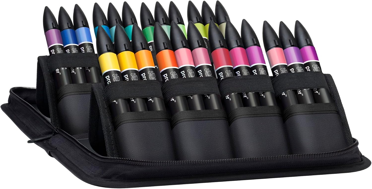 Winsor & Newton Promarker 24 Pencil Case Student Set Multicolor 24 units (Pack of 1) Single