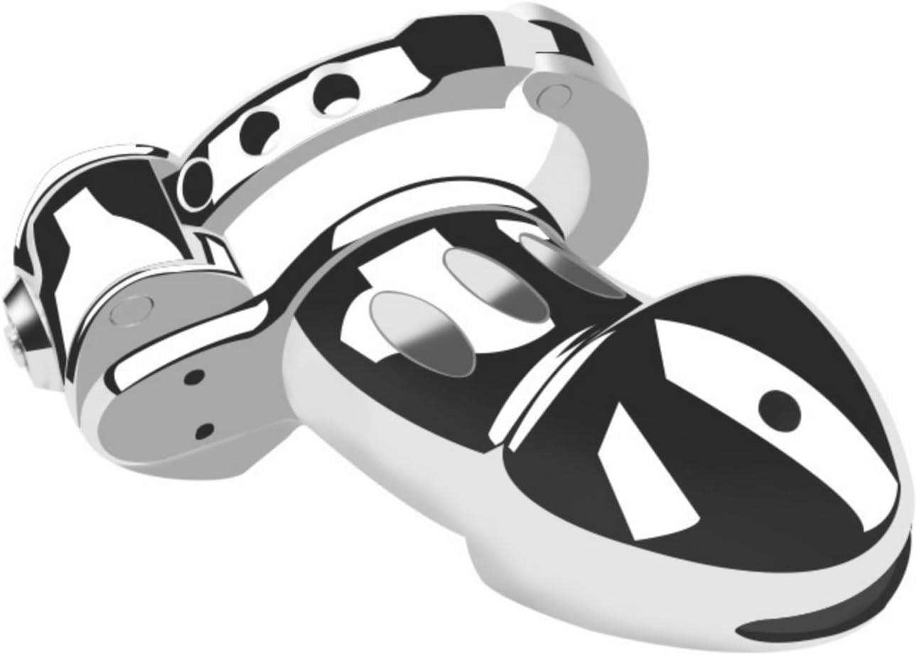 WOLWES Men's Metal Exercise Cage with Adjustable Carabiner A196