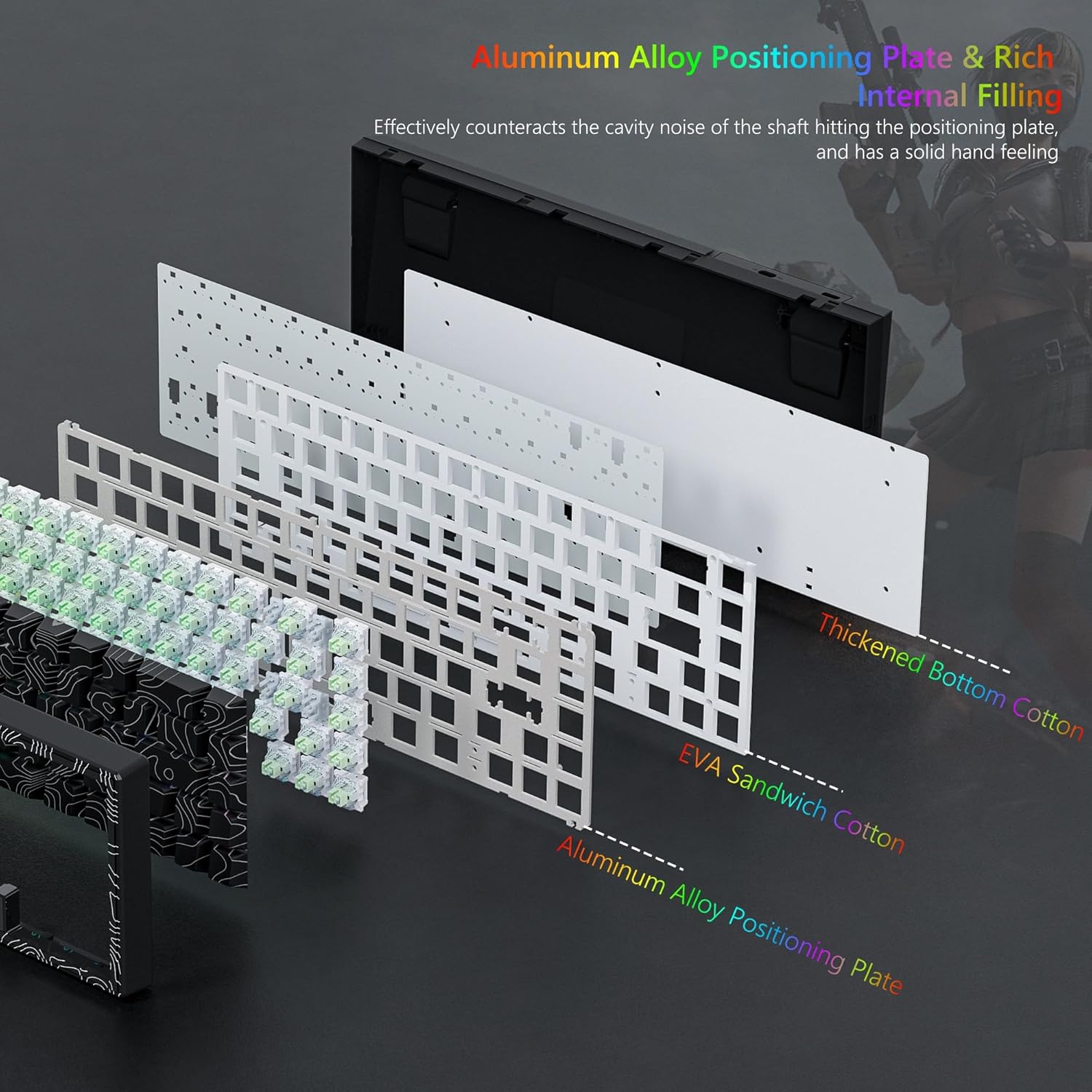 Womier M68 HE V2 60% Fast Trigger Keyboard, Topographic Hall Effect Gaming Keyboard, Custom Wired RGB Mechanical Keyboard with Magnetic Switch, PBT Keycaps for Mac/Win