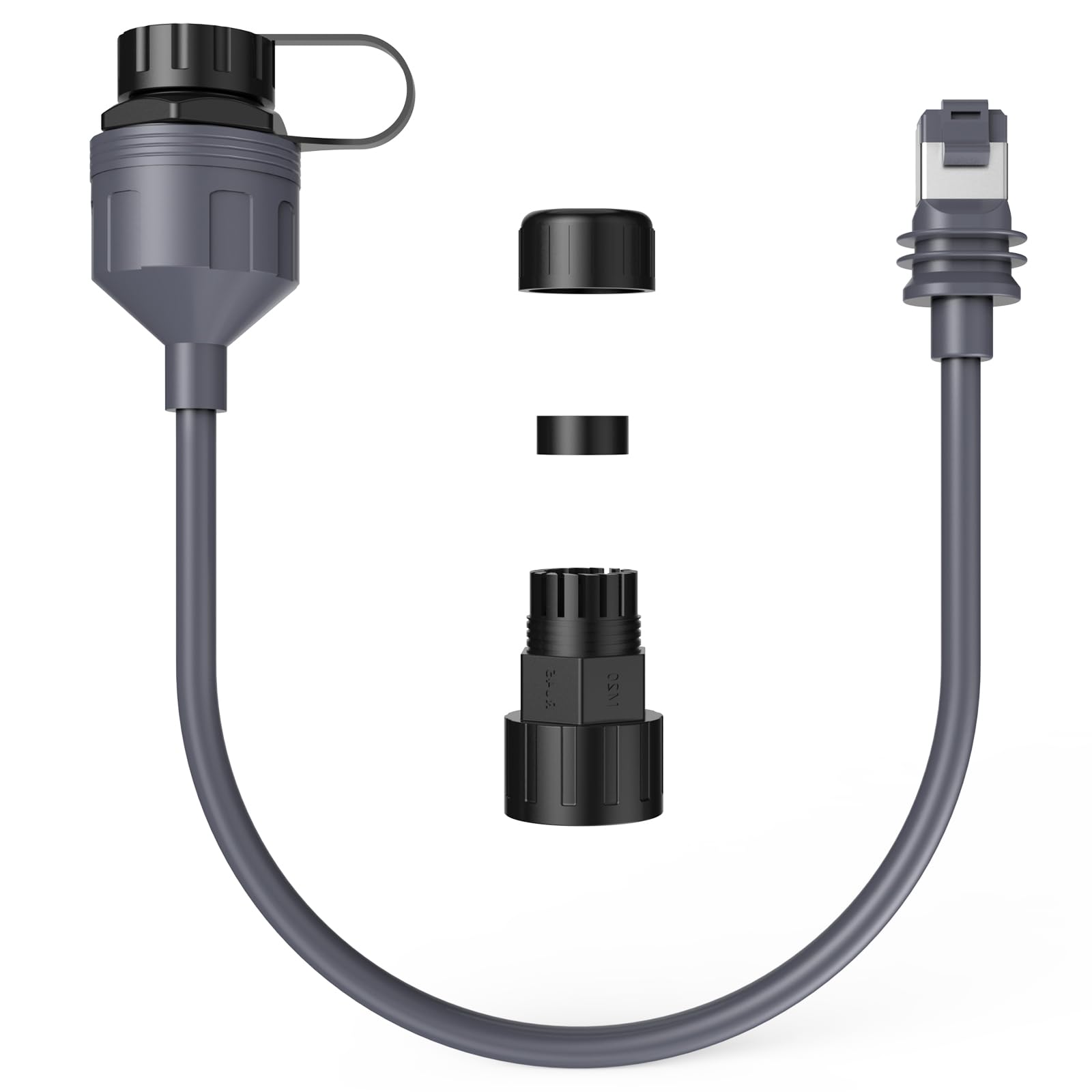 XLTTYWL Starlink Gen 3/Mini Adapter, SPX to RJ45 Waterproof Coupler, Compatible with StarLink V3/Mini Dishy (1 Pack)