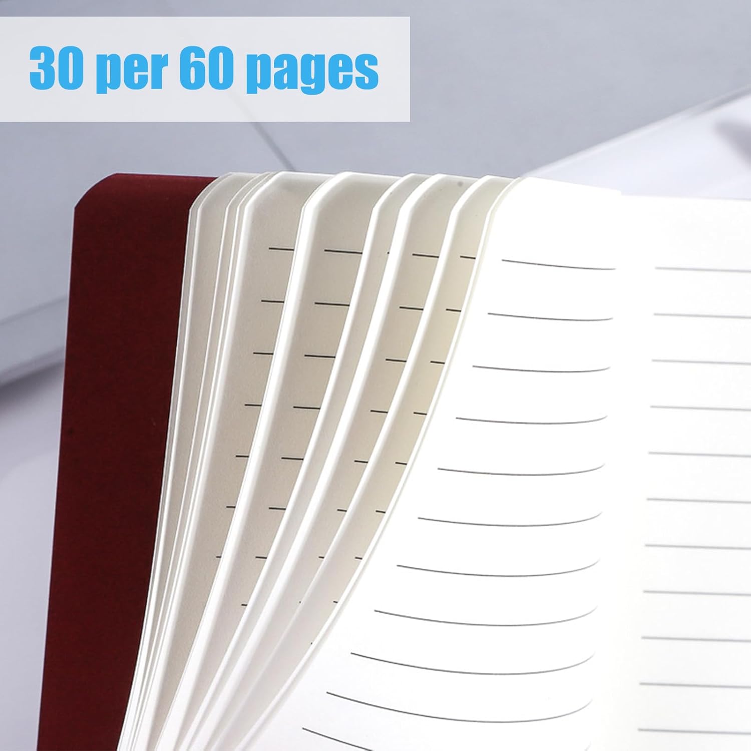 Xmart 18 Pieces Small Notebook 18 Colors Small Notepads Mini A6 Lined Notepad Pocket Notebook with Kraft Cover for Travel Journal Diary Notes 14 x 9 cm 30 Pages