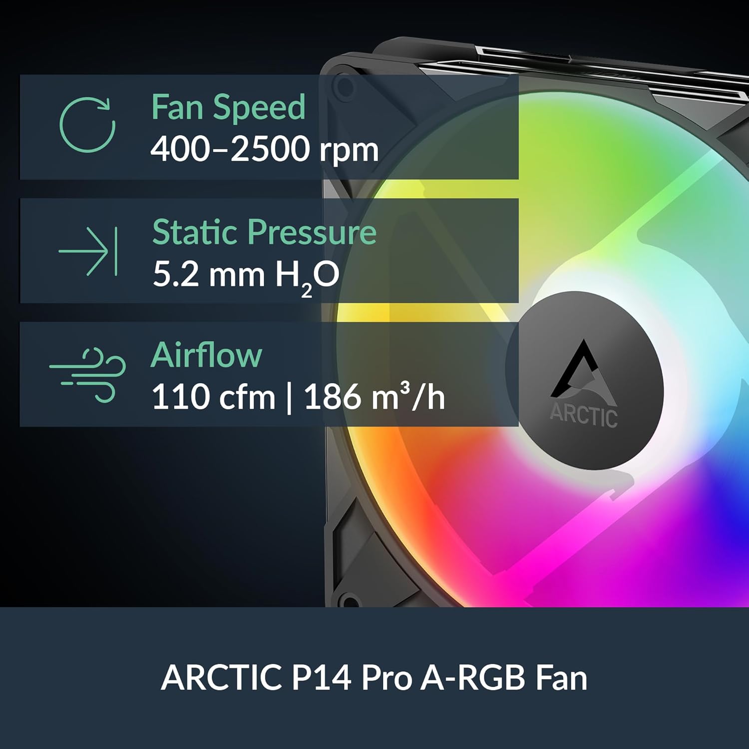 ARCTIC Liquid Freezer III Pro 420 A-RGB (Black) - AIO CPU Heatsink, 3 x 140 mm Liquid Cooling, 38 mm Radiator, PWM Pump, VRM Fan, AM5/AM4, Intel LGA1851/1700 Contact Frame - White