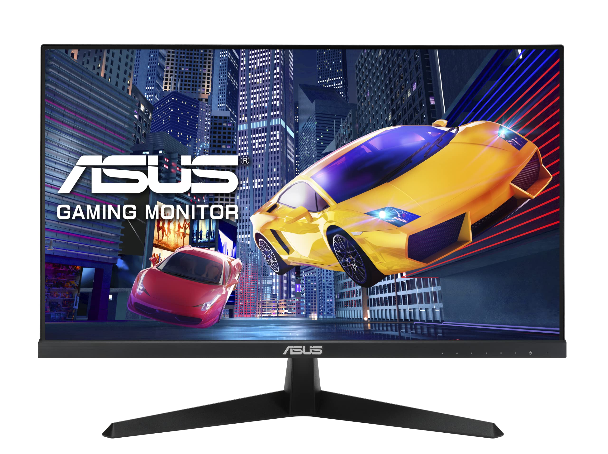 ASUS VY249HGE Eye Care Gaming Monitor 24" inches FHD (1920 x 1080), IPS 144Hz, SmoothMotion, 1ms (MPRT), FreeSync Premium, Eye Care Plus Technology, Blue Light Filter, Anti-flicker, Black VY249HGE 23.8" IPS FHD