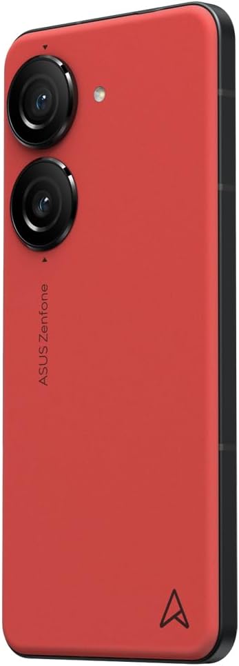ASUS Zenfone 10, EU Official, Red, 256GB Storage and 8GB RAM, Compact Size 5.9 Inches, 50MP Gimbal Camera, Snapdragon 8 Gen 2 Red 8GB/256GB