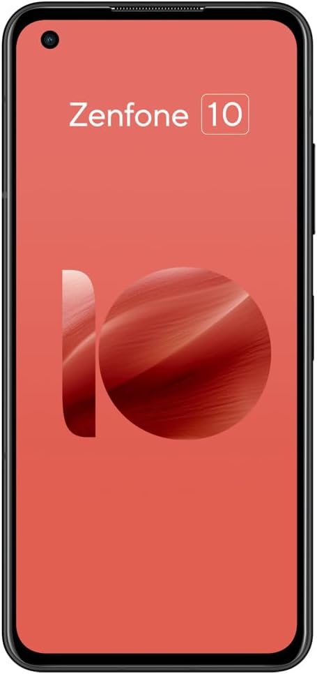 ASUS Zenfone 10, EU Official, Red, 256GB Storage and 8GB RAM, Compact Size 5.9 Inches, 50MP Gimbal Camera, Snapdragon 8 Gen 2 Red 8GB/256GB
