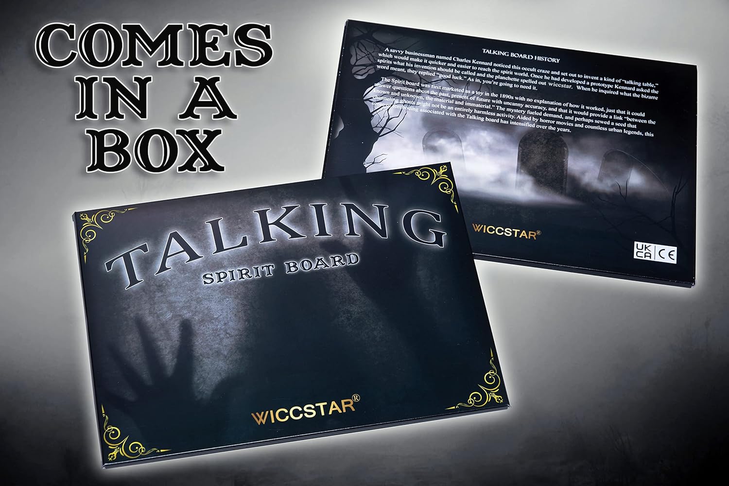 Classic Ouija Board with Planchette and Detailed Instructions.