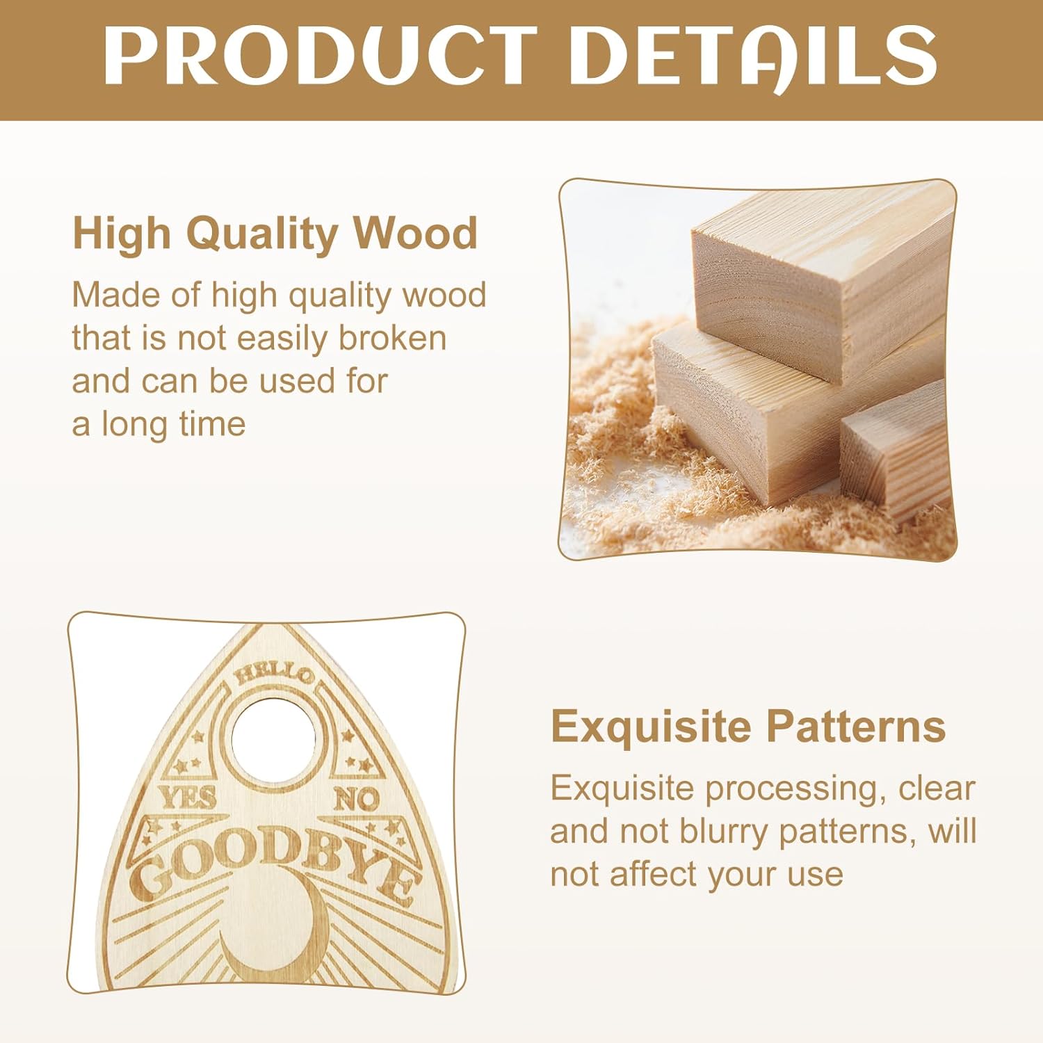 Classic Ouija Board with Planchette and Detailed Instructions, Ouija Board, Sadhu Board, Original Ouija Board, Ouija Board, Ouija, Communicate with Spirits and Unravel the Mysteries of the Afterlife