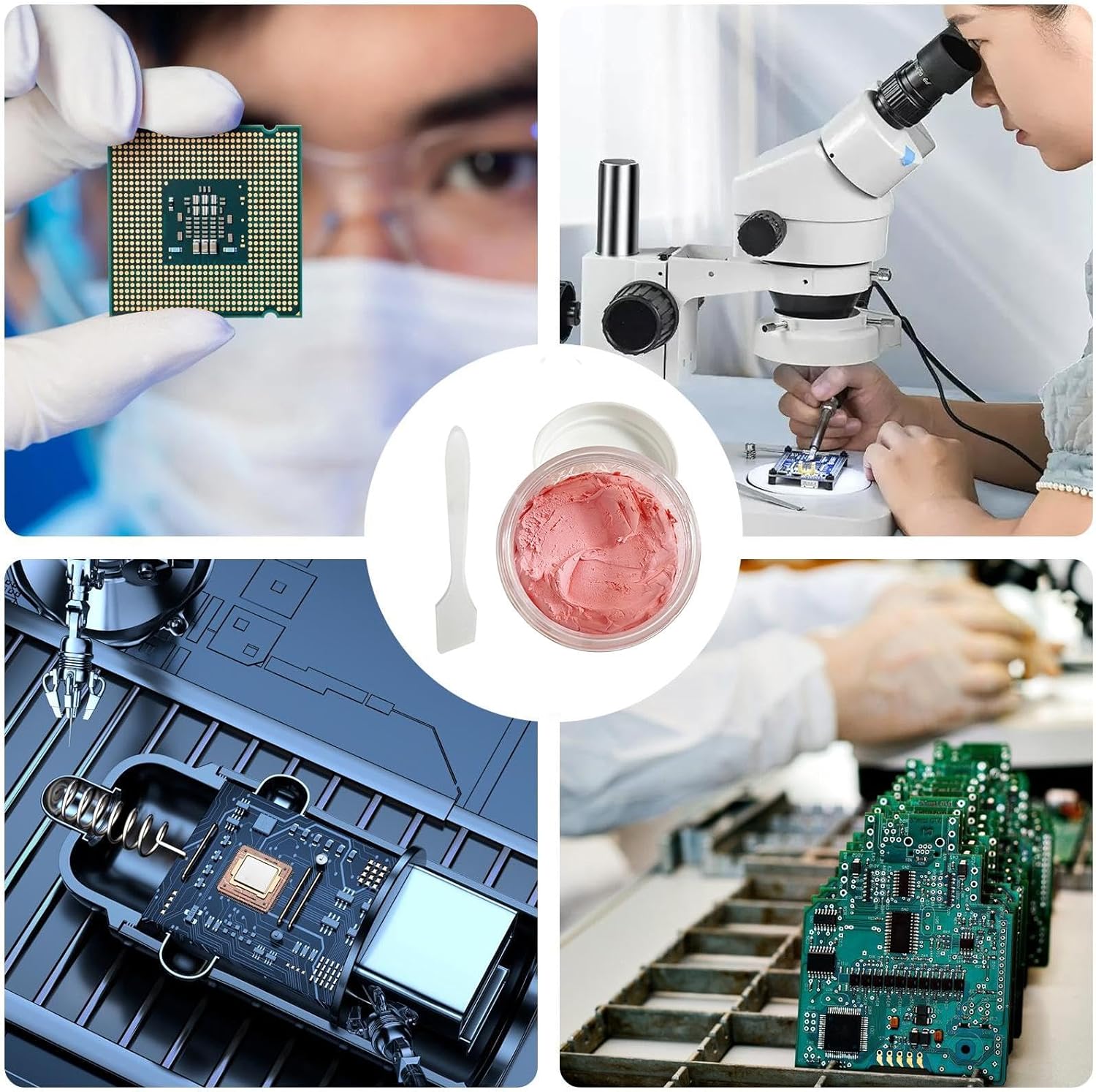 Computer Thermal Paste, CPU Thermal Paste - Fast Cooling Thermal Paste Thermal Putty - Efficient PC Thermal Paste for Electronic Devices