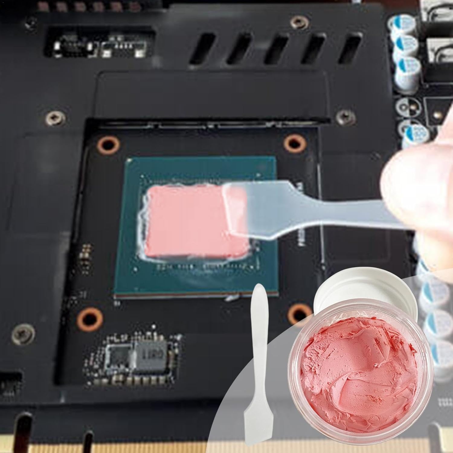 Computer Thermal Paste, CPU Thermal Paste - Fast Cooling Thermal Paste Thermal Putty - Efficient PC Thermal Paste for Electronic Devices