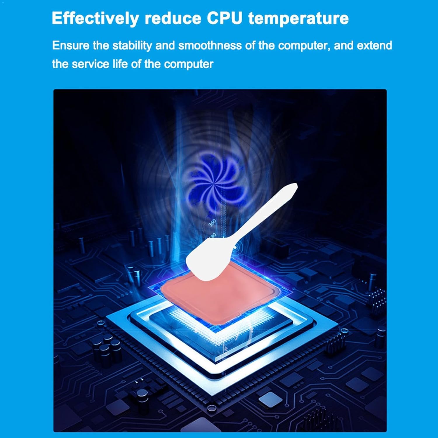 Computer Thermal Paste, CPU Thermal Paste - Fast Cooling Thermal Paste Thermal Putty - Efficient PC Thermal Paste for Electronic Devices