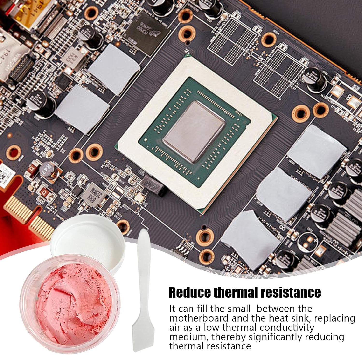 Computer Thermal Paste, CPU Thermal Paste - Fast Cooling Thermal Paste Thermal Putty - Efficient PC Thermal Paste for Electronic Devices
