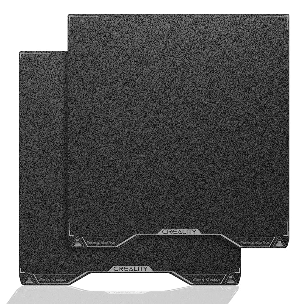 Creality Hi Double Sided Black Textured PEI Build Plate, 3D Printer Heated Bed Plate for Creality Hi, 280 x 265 mm Hi Black Textured PEI