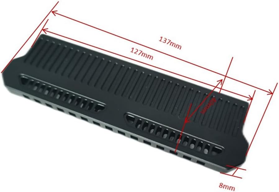 DDR4 DDR5 RAM Memory Memory Cooling Vest Heatsink Aluminum Radiator with 9W Silicone Grease Lead, Black Easy to Install Easy to Install