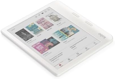 Kobo Libra Color | eReaders | 7" E Ink Kaleido™ 3 anti-glare color display | Dark mode | I Audiobooks | Waterproof (White)