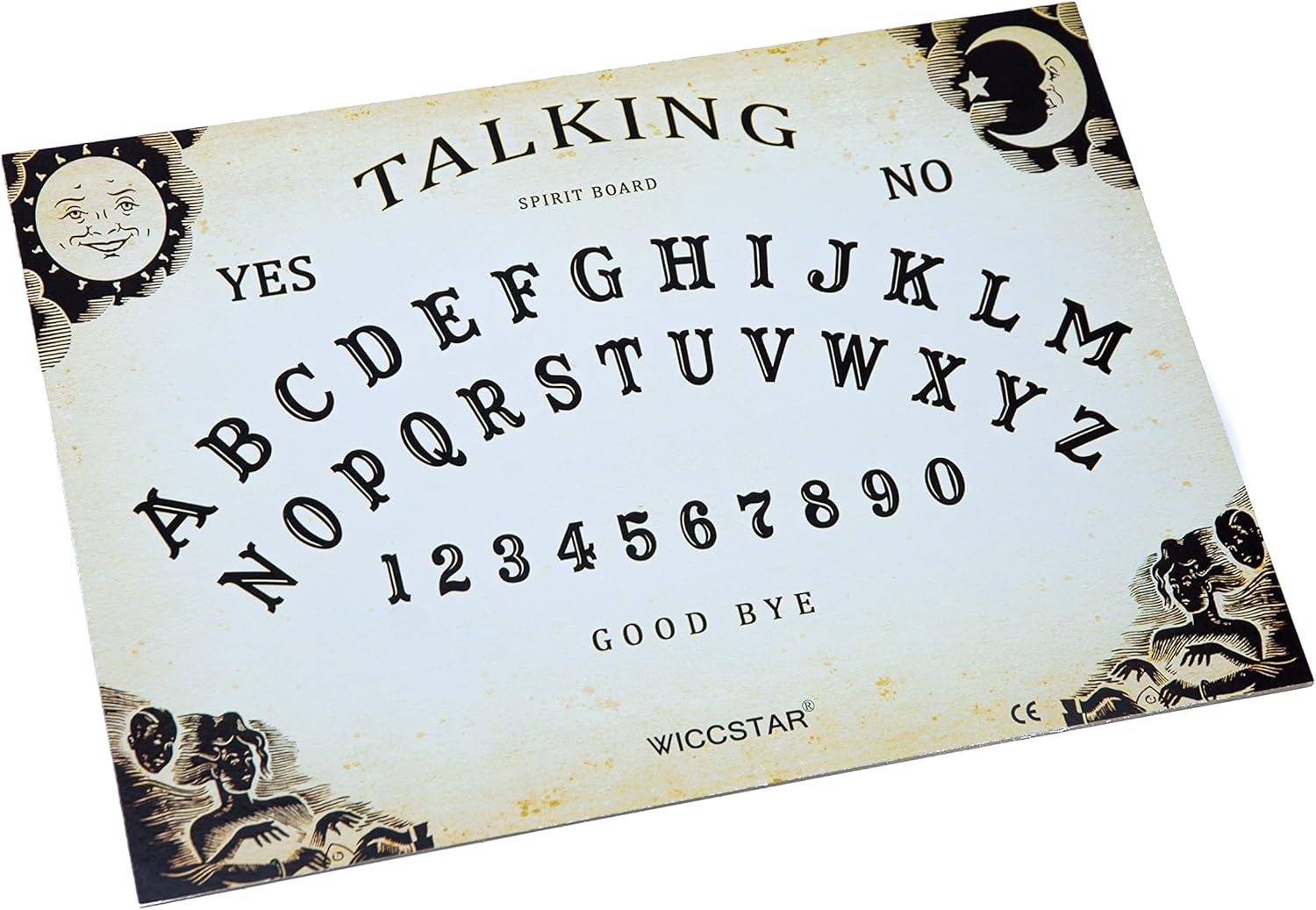Ouija board with Planchette and Detailed Instructions