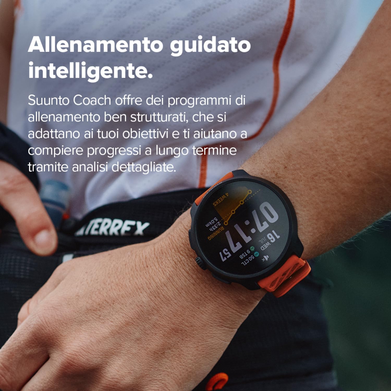 SUUNTO Race 2 GPS Sports Watch, 115+ Sports Modes, Dual-Band GPS, Large AMOLED Display, Up to 16 Days Battery, Global Offline Maps, for Running, Cycling and Outdoor Training Wave Blue