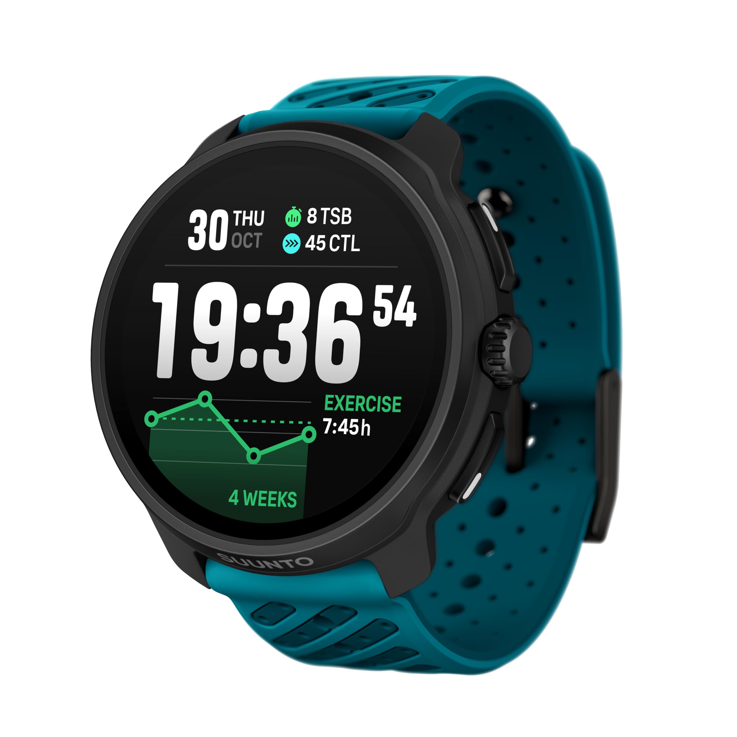 SUUNTO Race 2 GPS Sports Watch, 115+ Sports Modes, Dual-Band GPS, Large AMOLED Display, Up to 16 Days Battery, Global Offline Maps, for Running, Cycling and Outdoor Training Wave Blue