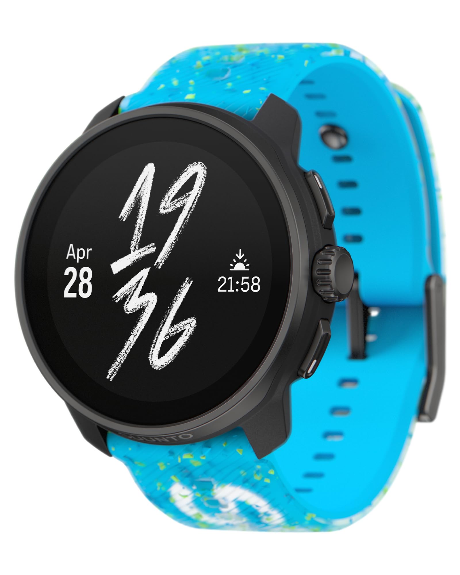 SUUNTO Race S Sports Watch for Women and Men, GPS Running Activity Tracker, Bi-Band GNSS, Offline Map, AMOLED Touch Screen, Smartwatch Heart Rate Monitor Altimeter, 95+ Sports, 13 Days Battery Life Power blue