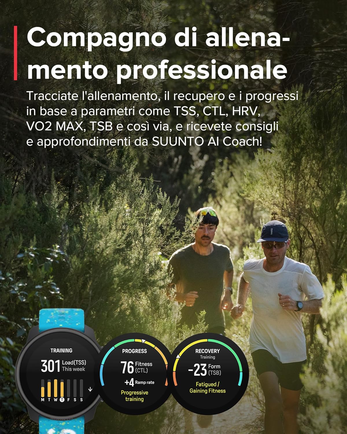 SUUNTO Race S Sports Watch for Women and Men, GPS Running Activity Tracker, Bi-Band GNSS, Offline Map, AMOLED Touch Screen, Smartwatch Heart Rate Monitor Altimeter, 95+ Sports, 13 Days Battery Life Power blue