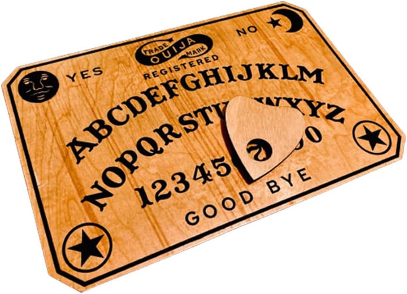 the Ouija Made of Natural Wood and works of Art Suitable for the Halween Party
