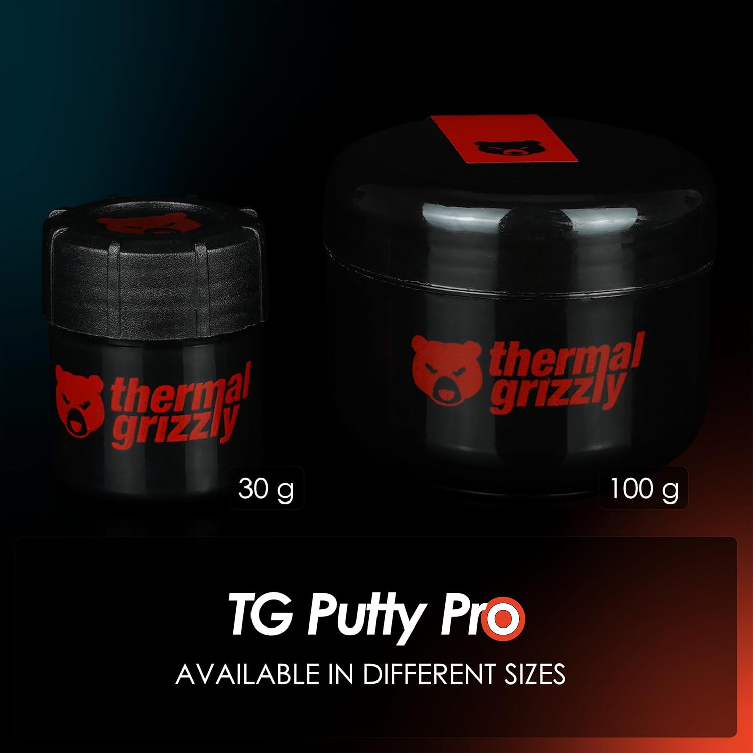 Thermal Grizzly TG Putty Pro, High Performance Electrically Non-Conductive Thermal Putty for GPU and PCB Applications, 30g