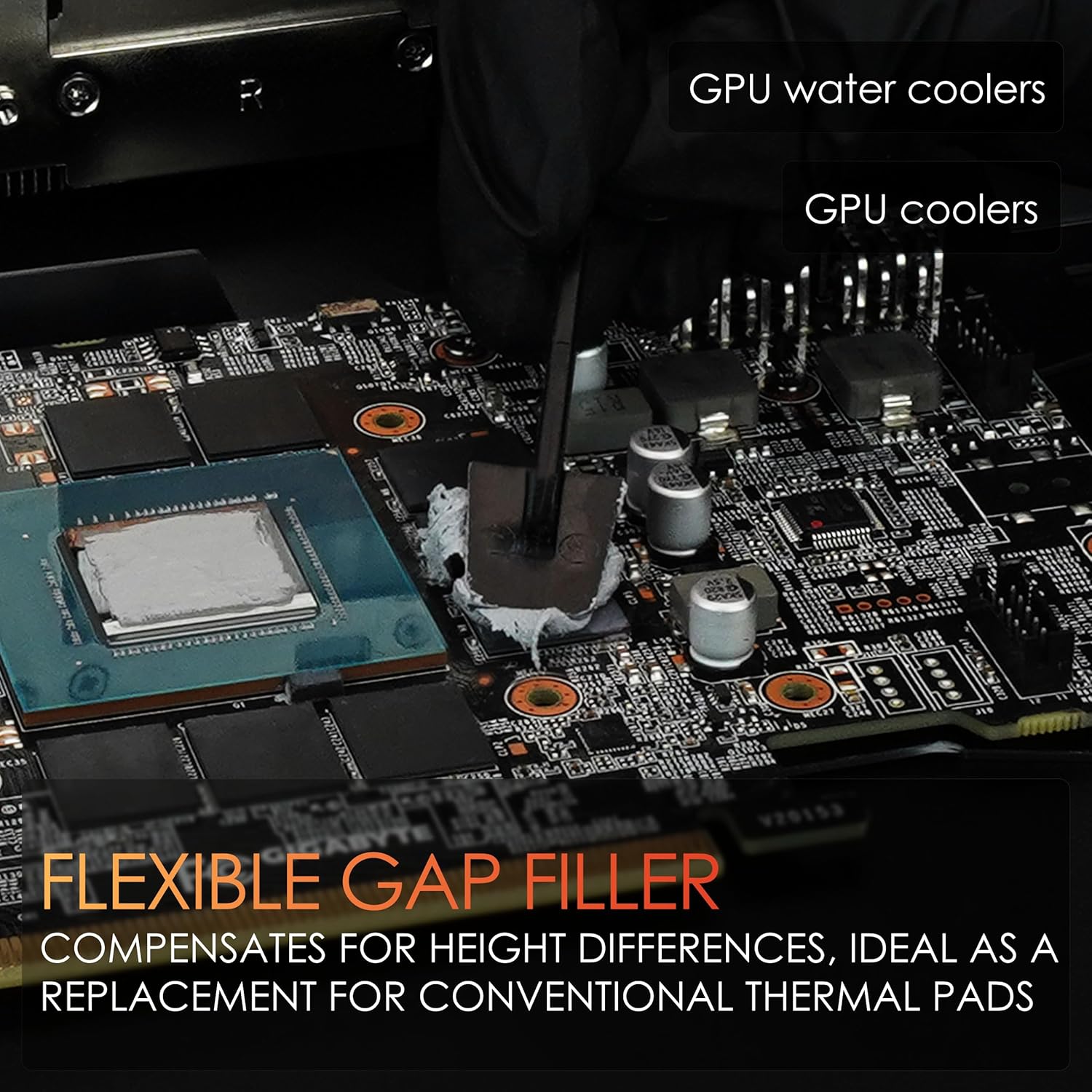 Thermal Grizzly TG Putty Pro, High Performance Electrically Non-Conductive Thermal Putty for GPU and PCB Applications, 30g