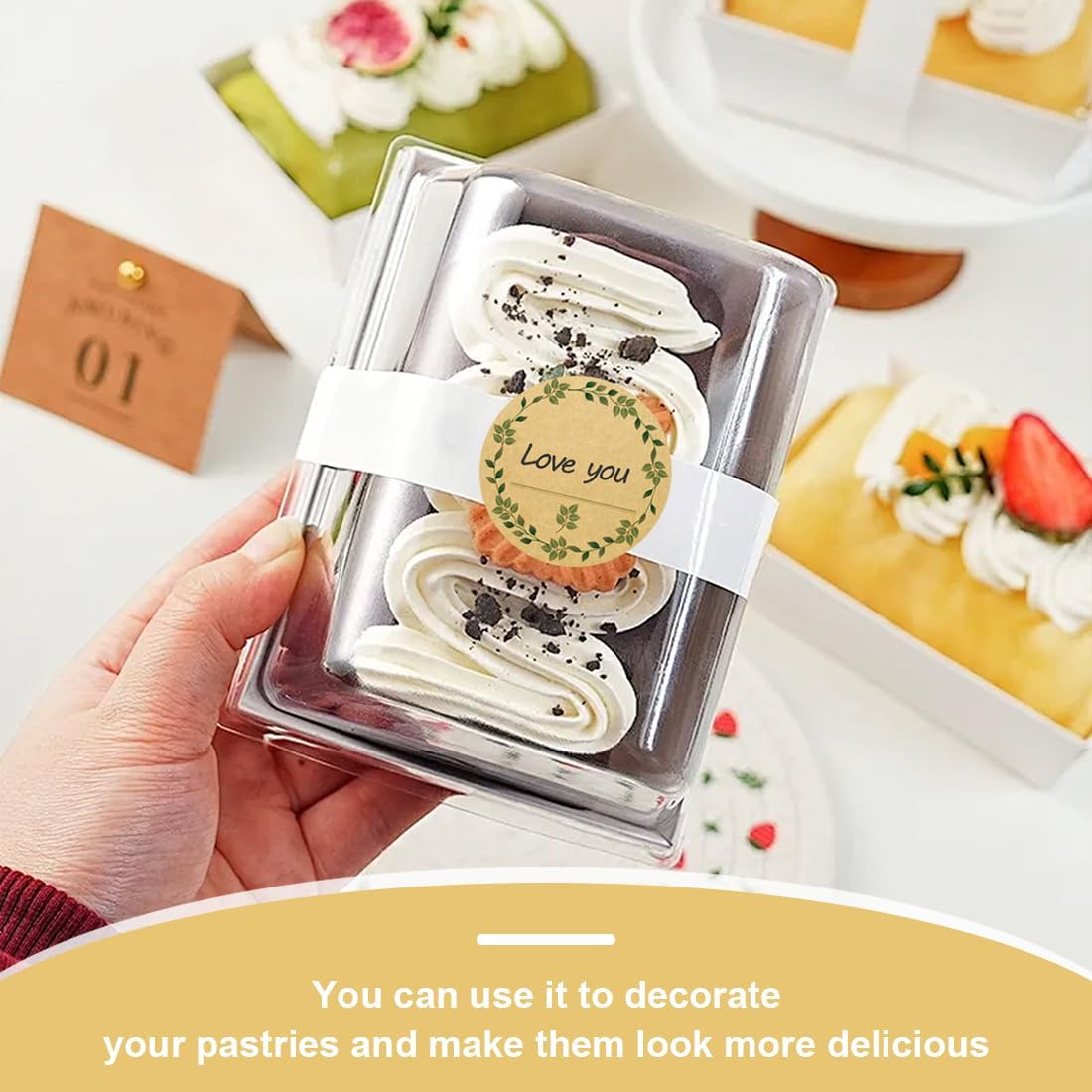 1000 Pieces Self-Adhesive Jar Labels, 2.5cm with 8 Different Designs, Writable Blank Round Self-Adhesive Labels, Suitable for Jam Jars, Gift Bags, Glass Bottles