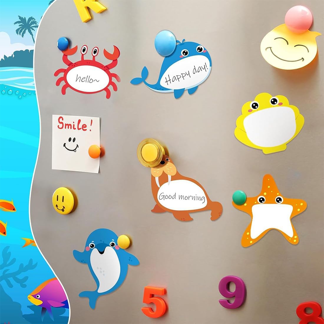 12Pack 360 Small for Kids, Cartoon Animal Stickers, Cute Mini Stickers, Animal Shaped Sticky Pad, School Notes, Office Notes, Gifts for Kids