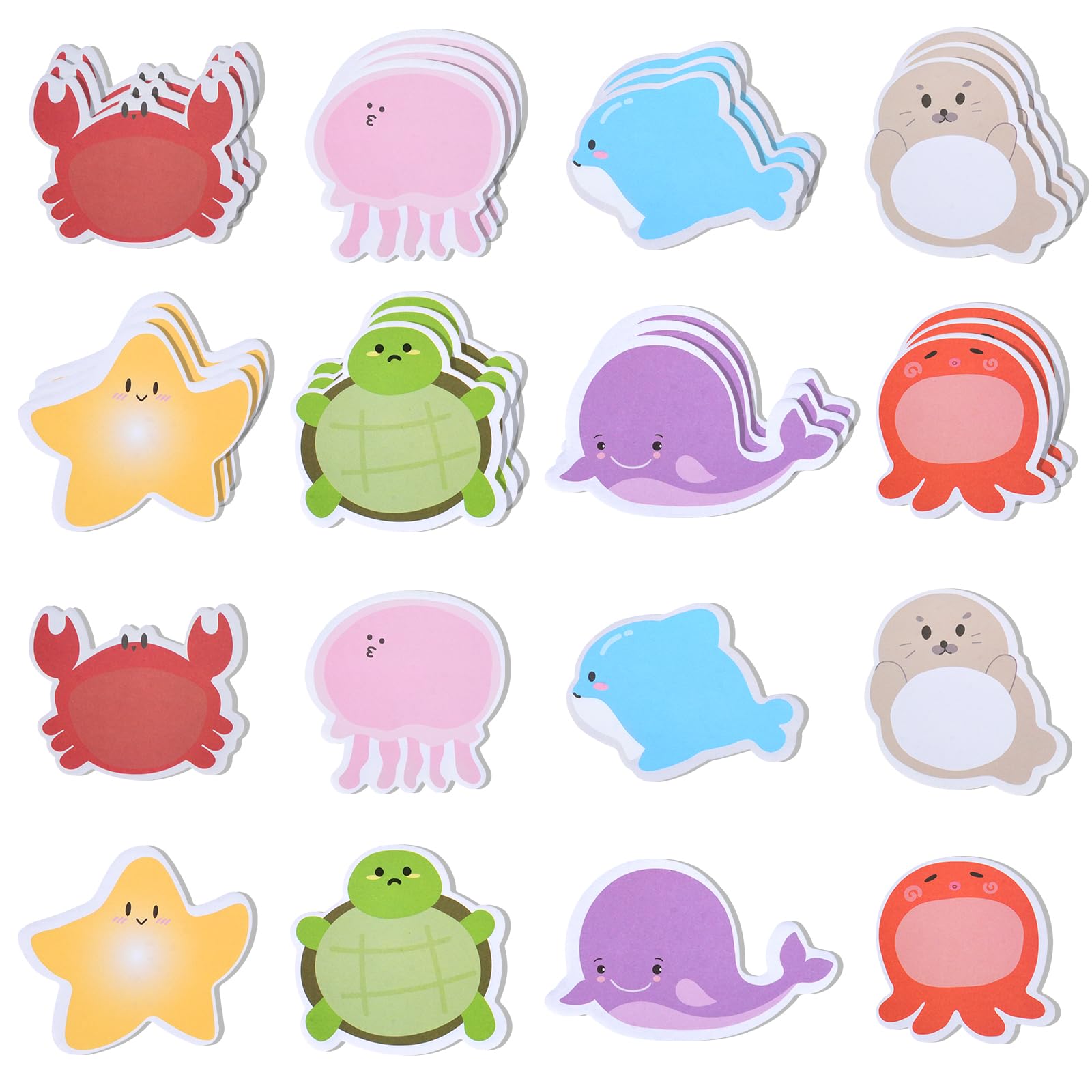 40 Pack Sticky Note, Cute Animal Note Set for Kids Students, Mini Party Bag Fillers for School Class Office Supplies Gifts