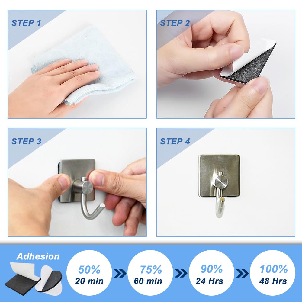 40 Pieces Double Sided Foam Tape Pads - Black Square Round Double Sided Pad Extra Strong Waterproof Double Sided Tape for Home, Office and Car
