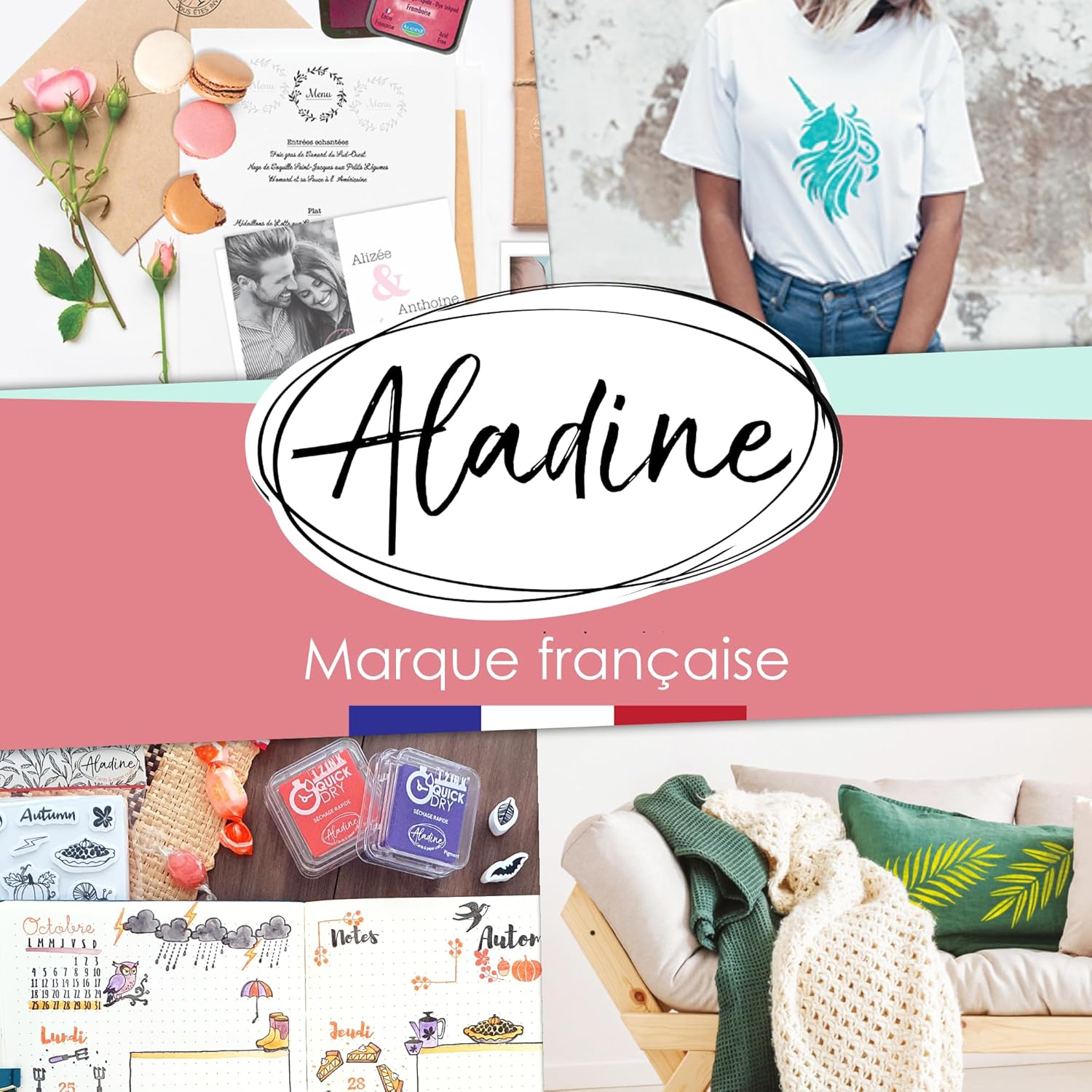 Aladine - 6 wax stamp molds