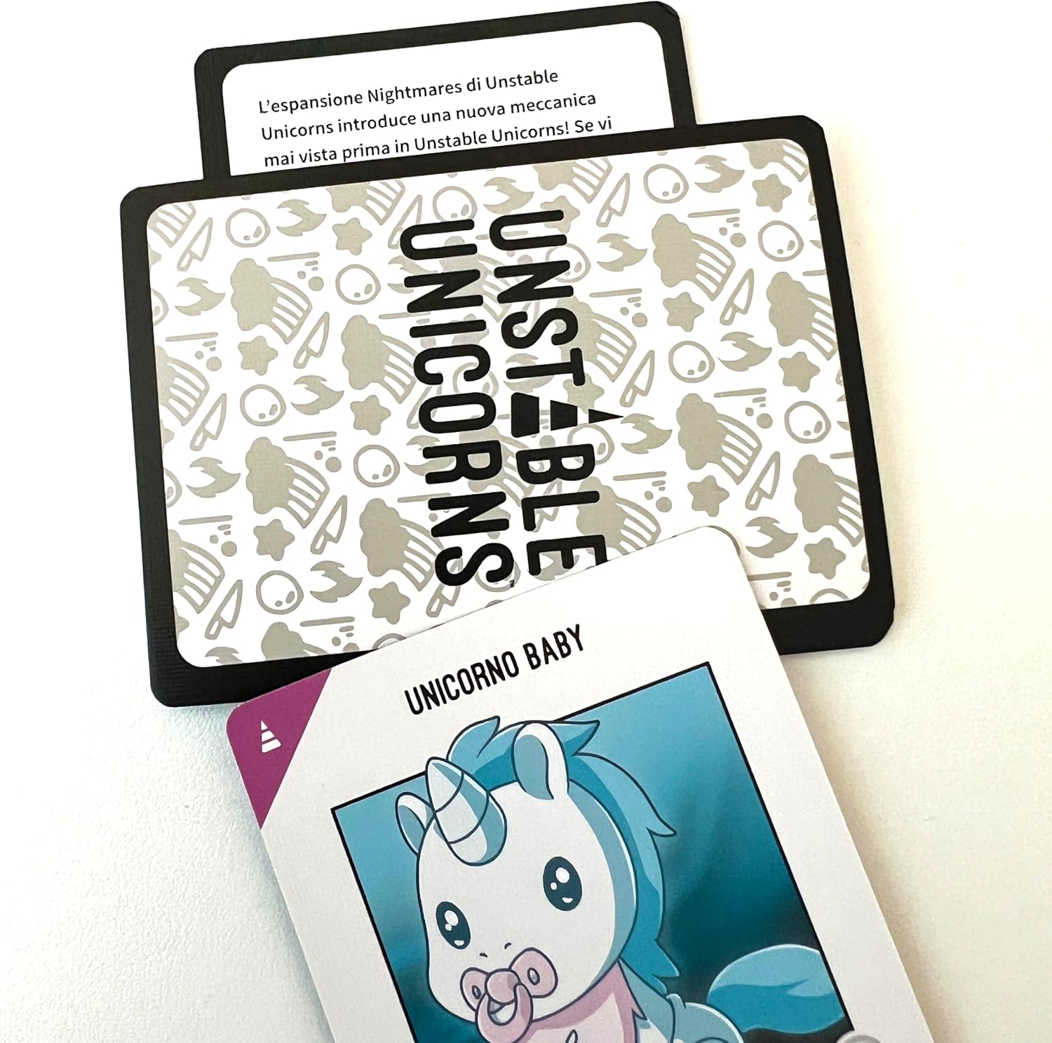Asmodee Unstable Unicorns Nightmares, Board Game Expansion, Italian Edition