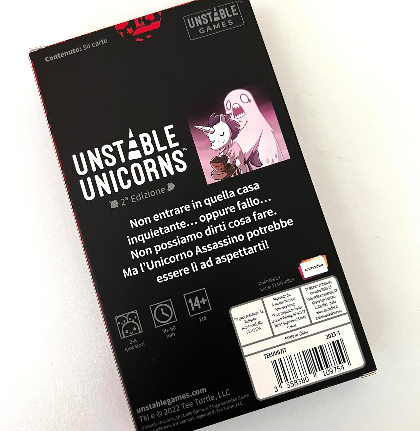 Asmodee Unstable Unicorns Nightmares, Board Game Expansion, Italian Edition