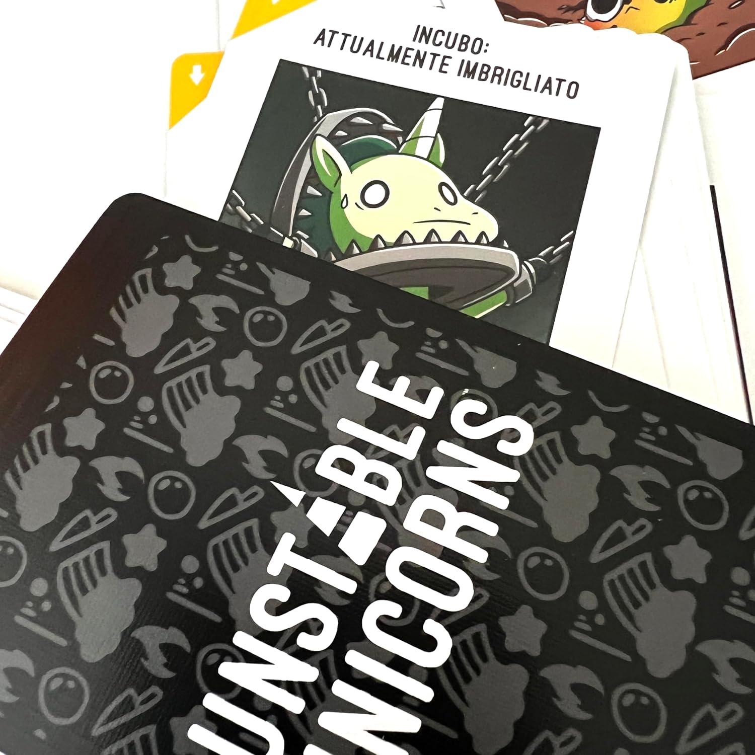 Asmodee Unstable Unicorns Nightmares, Board Game Expansion, Italian Edition