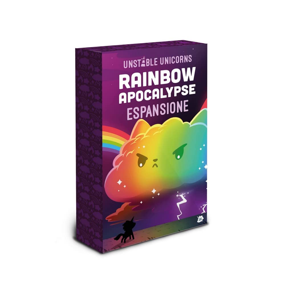 Asmodee, Unstable Unicorns: Rainbow Apocalypse, Board Game Expansion, Italian Edition