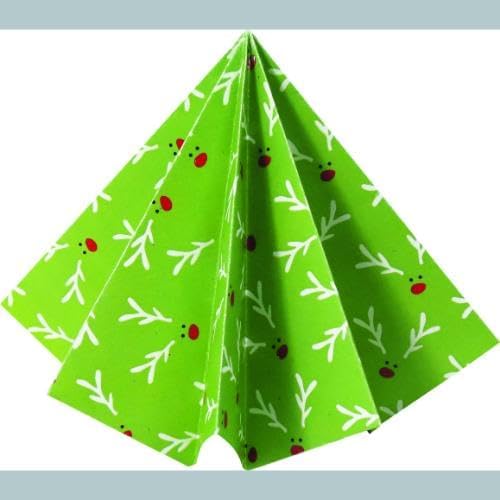 Avenue Mandarine OR506C - Pack of 60 origami sheets 20x20 cm 70g (30 motifs x 2 sheets) and a sheet of stickers included, Christmas 2